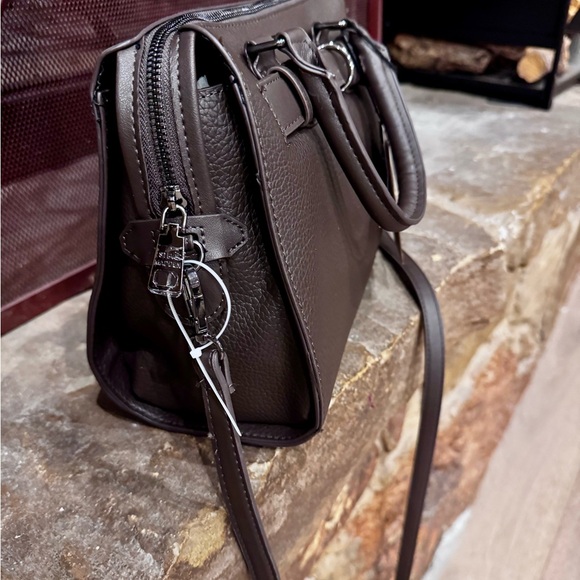 NWT STEVE MADDEN BHOUSTIN BELTED PURSE color: Coffee Retails $98.00 - Picture 4 of 6